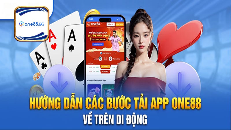 Các bước download One88 về điện thoại