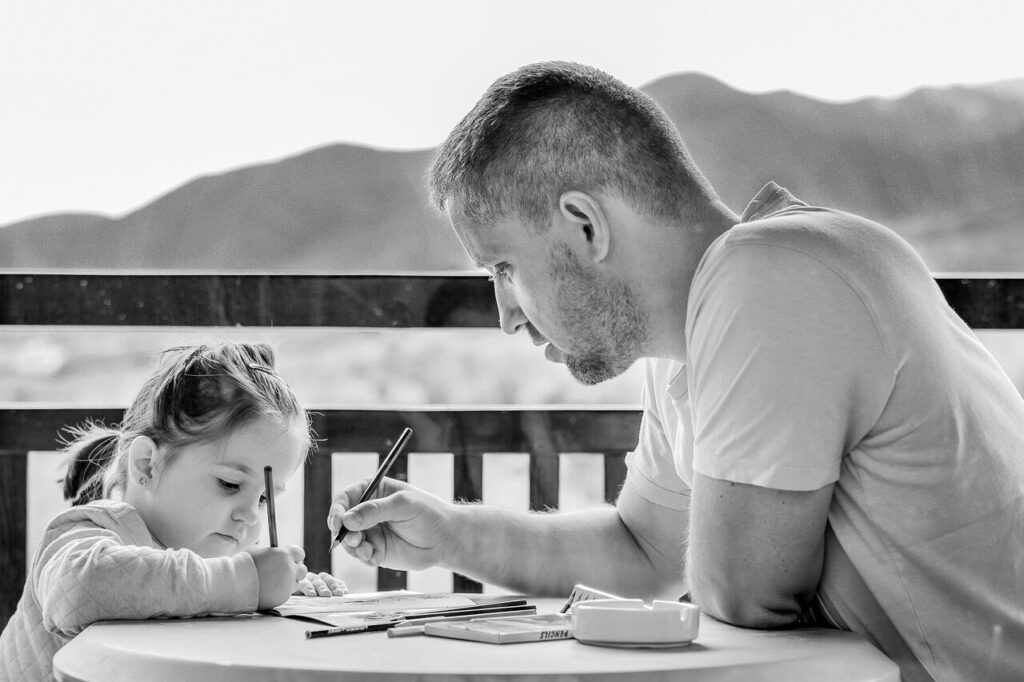 Illustration accompanying the guide “How Parents Can Reduce Screen Distractions During Homework Time”